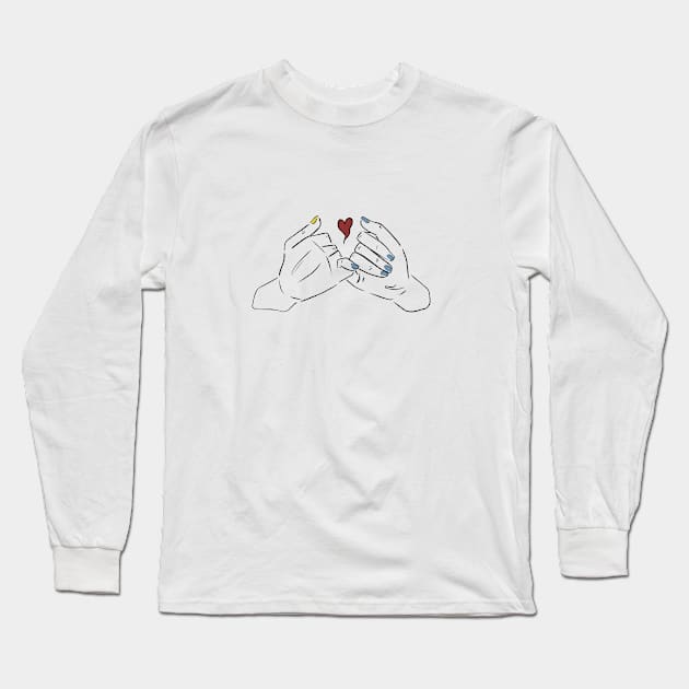 Pinky Promise for Primaries Long Sleeve T-Shirt by Cricket Wormwood